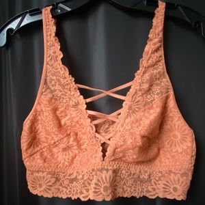 Pink brand bralette